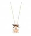 Rue Des Mille Woman's Necklace - With Ball Chain and Frog Pendant - 0