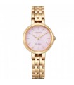 Citizen Watch Woman - Lady Eco-Drive Only Time Rose Gold 28mm Pink - 0