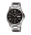 Casio Men's Watch - Collection Time and Date Silver 41 mm Black