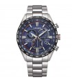 Orologio Citizen Uomo - Radiocontrollato Super Titanio Eco-Drive 42mm Blu