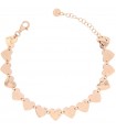 Rue Des Mille Women's Bracelet - Goldenfall Rose Gold with Hearts
