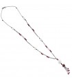 Chirico necklace with white agate for woman - 0