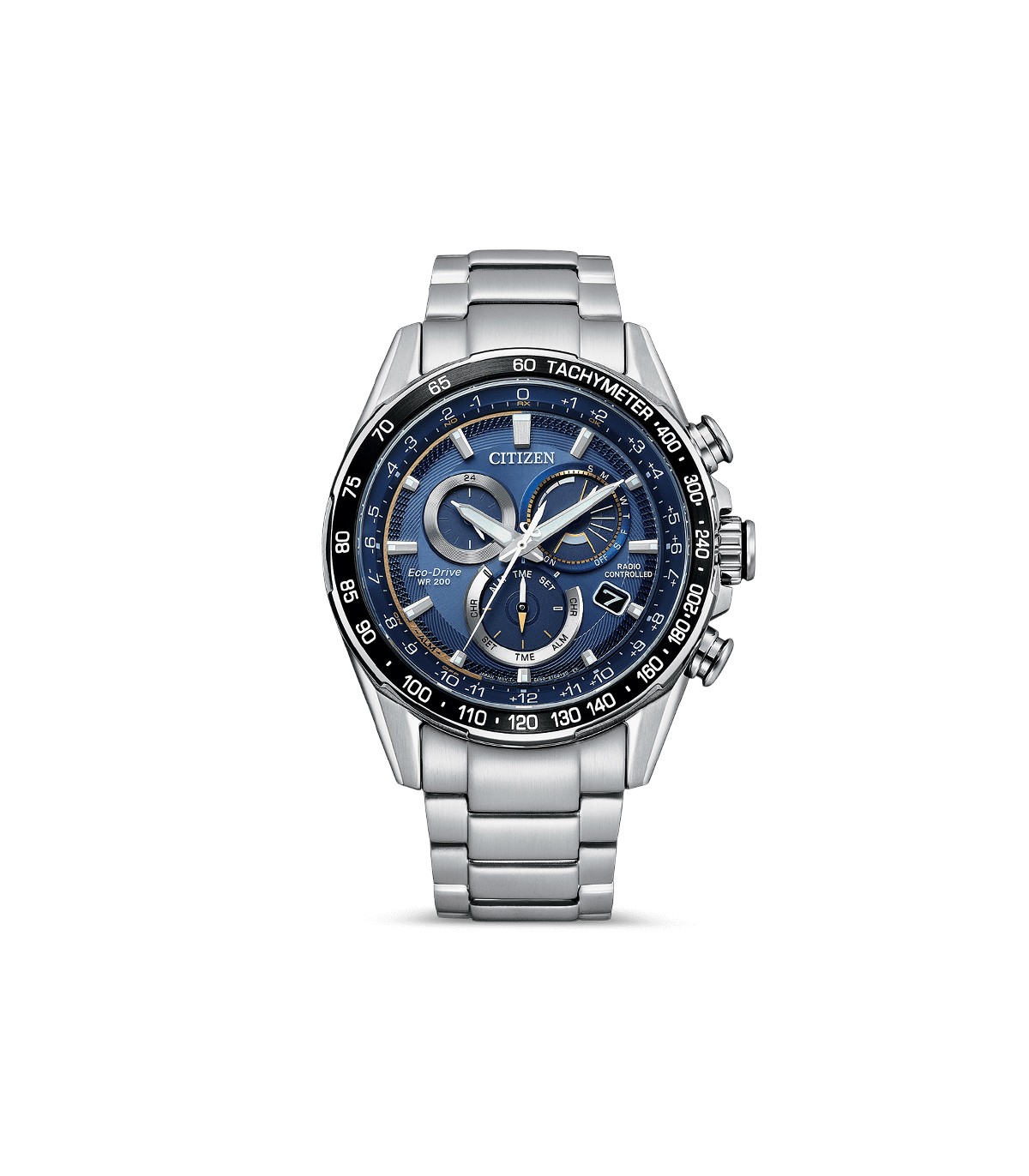 Citizen Men's Watch - Radio Controlled Eco-Drive 43mm Blue