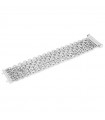Unoaerre Women's Bracelet - Golden Days 925% White Silver Multi-stranded Chain