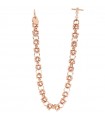 Unoaerre Women's Necklace - Golden Days Byzantine Chain Rose Gold