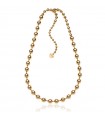Unoaerre Women's Necklace - Gold Chains with Scaling Pebbles