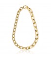 Unoaerre Women's Necklace - Classic Gold with Forzatina Chain