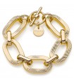 Unoaerre Women's Bracelet - Square Gold with Forzatina Chain