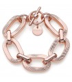 Unoaerre Women's Bracelet - Square Rose Gold with Forzatina Chain