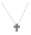 Davite & Delucchi Necklace - White Gold Rood with Diamonds - 0