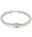 Miluna Woman's Bracelet - with Freshwater Pearls and Natural Diamonds - 0
