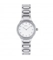 Breil Ladies Watch - Sheer Only Time 32 mm Silver with Crystals on the Bezel
