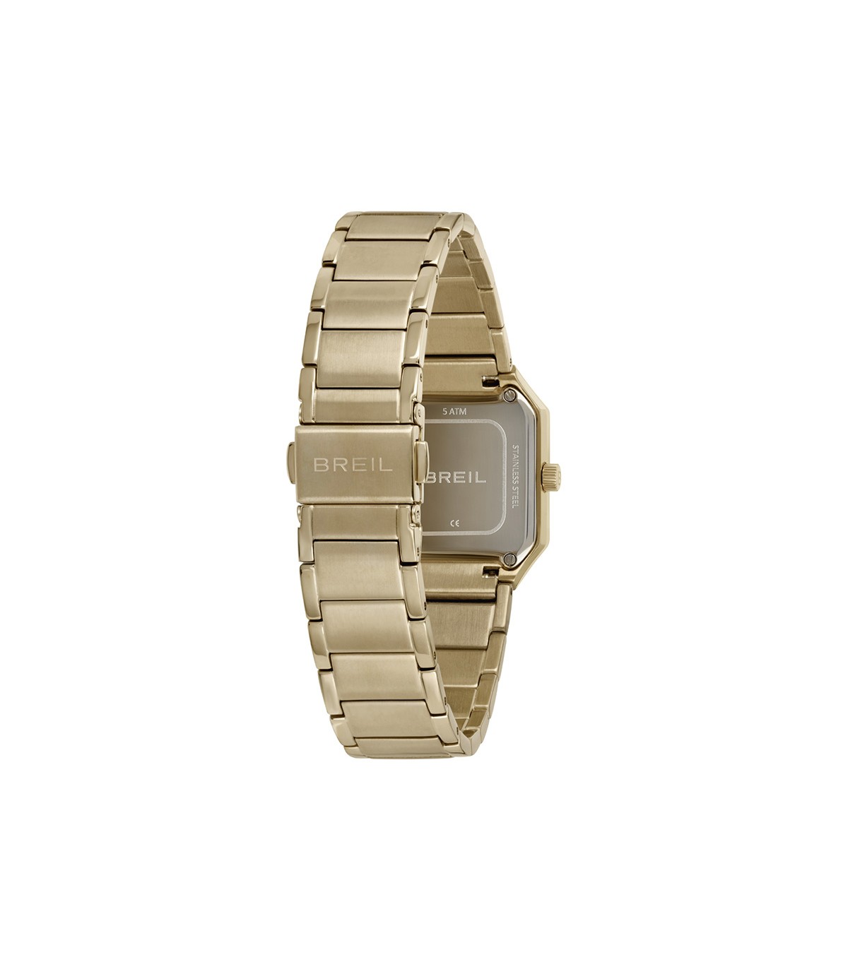 Breil Watch The B Only Time Rectangular 27 mm Gold TW1972