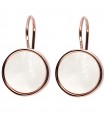 Bronzallure Women's Earrings - Alba Pendants with Mother of Pearl Disc