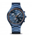 Bering Men's Watch - Titanium Chronograph 43 mm Blue