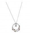 Davite & Delucchi Woman's Necklace - White Gold Pendant with Natural Diamonds - 0