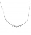 Davite & Delucchi Woman's Necklace - White Gold Pendant with Natural Diamonds - 0