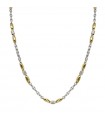 Zancan Necklace for Men - Insignia Gold in Yellow Gold and White Gold with Diamonds - 0