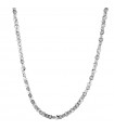 Chimento Woman's Necklace - Tradition Gold Accents in 18K White Gold 50 cm - 0