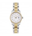 Breil Ladies Watch - Classic Elegance Time and Date White 30 mm Silver and Gold