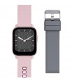 Smartwatch Breil - SBT-1 Rosa 36mm con Secondo Cinturino Grigio