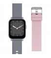 Smartwatch Breil - SBT-1 Grigio 36mm con Secondo Cinturino Rosa