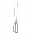 Picca Woman's Necklace - in White Gold with Natural Diamonds - 0