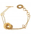 Chimento Bracelet - Tradition Gold in 18K Yellow Gold with T-Bar Clasp - 0