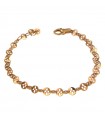 Chimento Women's Bracelet - Tradition Gold Accents in 18K Rose Gold 19 cm - 0