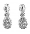 Chimento Earrings - Tradition Gold Drop Pendants in 18K White Gold - 0