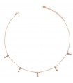 Rue Des Mille Necklace for Woman - Stardust Tribe with Stars and Studs in White Zirconia Pavè