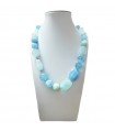 Della Rovere Women's Necklace with Aquamarine - 0