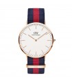 Orologio Daniel Wellington Classic - Oxford Rosso Blu 40mm Bianco