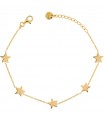 Bracciale Rue Des Mille da Donna - I Sogni Son Desideri Gold con Stelle