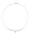 Rue Des Mille Necklace for Woman - I Sogni Son Desideri in Rhodium Plated 925% Silver with Dots and Child