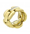 Chimento Ring - X-Tend in 18K Yellow Gold with 0.11 ct White Diamonds - 0
