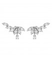 Buonocore Earrings - Classic Fantasy in 18K White Gold with 0.88 ct Natural Diamonds - 0