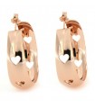 Rue Des Mille Women's Earrings - Gipsy Chic Rounded Circle with Perforated Hearts
