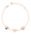 Rue Des Mille Women's Bracelet - Chain Goldenfall with Hearts