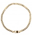 Rue Des Mille Men's Bracelet - Tangle Gold with Groumette Chain and Lobster Clasp