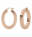 Unoaerre Women's Earrings - Square in Rose Bronze Oval