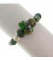 Rajola Women's Bracelet - Odessa with Green Jade and Moss Agate