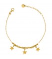 Bracciale Rue Des Mille da Donna - I Sogni Son Desideri Gold con Micro Anelli e Stelle