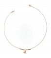 Rue Des Mille Necklace for Women - Dreams Son Desire with Micro Rings and Heart