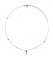 Rue Des Mille Necklace for Woman - Chain Galactica with Pearls and Zirconia Star