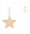 Rue Des Mille Earrings for Woman - I Sogni Son Desideri with Pearl and Star Pendant