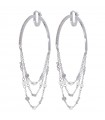 Rue Des Mille Earrings for Woman - Galactica Big Hoops in Large Circle with Pearls and Zircons