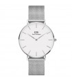 Daniel Wellington Men's Petite Sterling White 36mm Watch - 0