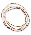 Unoaerre Women's Bracelet - Classic in Bronze with Three Colored Threads