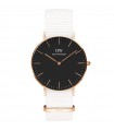 Daniel Wellington Classic Dover Black 36mm Unisex Watch - 0